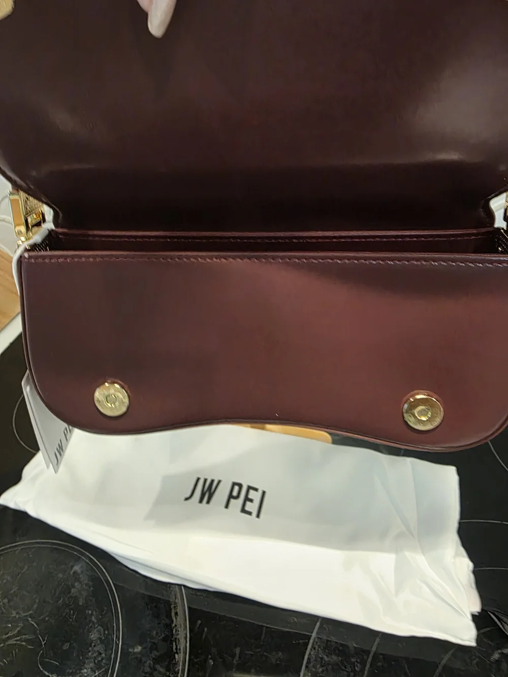 JW PEI Burgundy Shoulder Bag